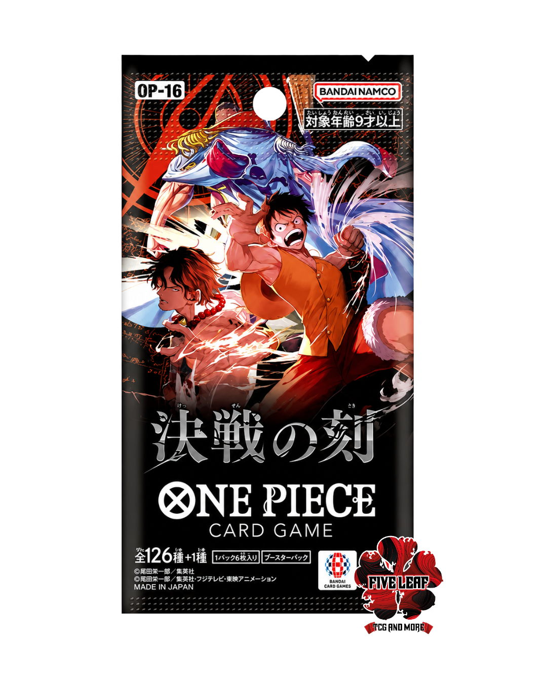 One Piece Card Game bustina OP-16 The Time of Battle JAP