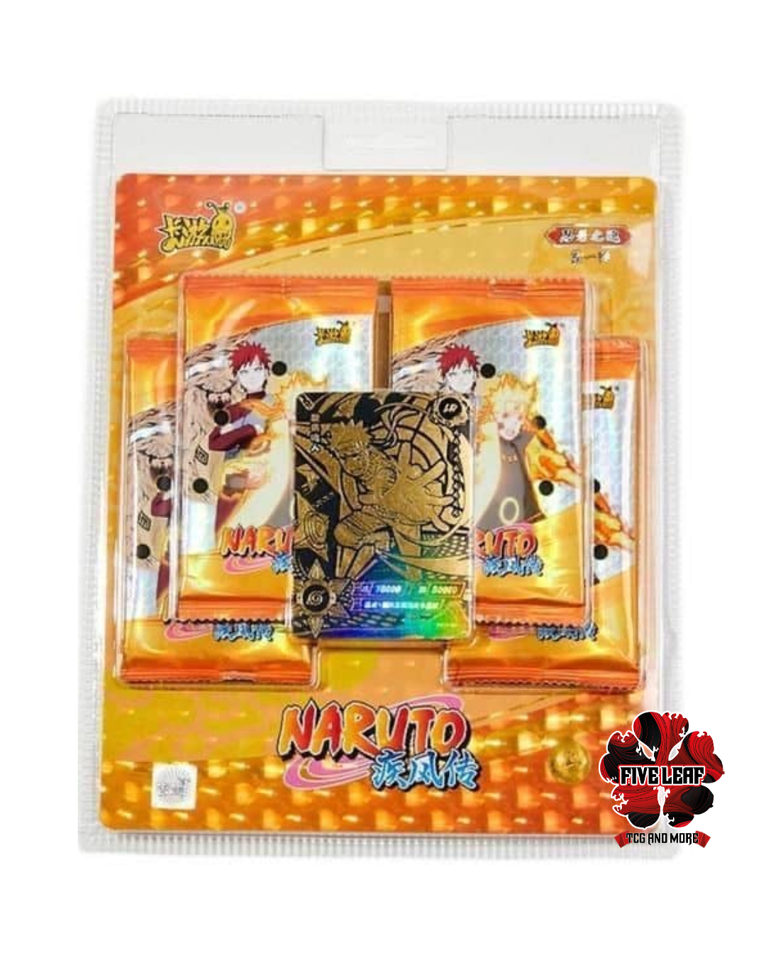 Blister Naruto  KAYOU  tier 4 wave 1 CHN ( LR PROMO + 4 PACK )