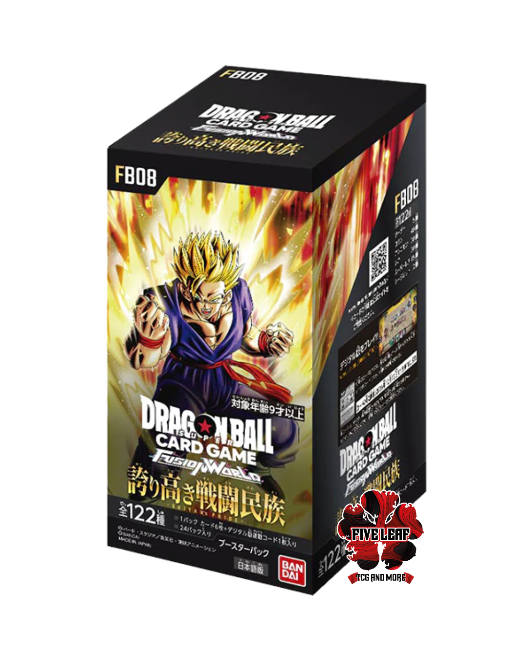 Dragon Ball Super Card Game - Fusion World -  Saiyan's Pride fb08 aperto in live