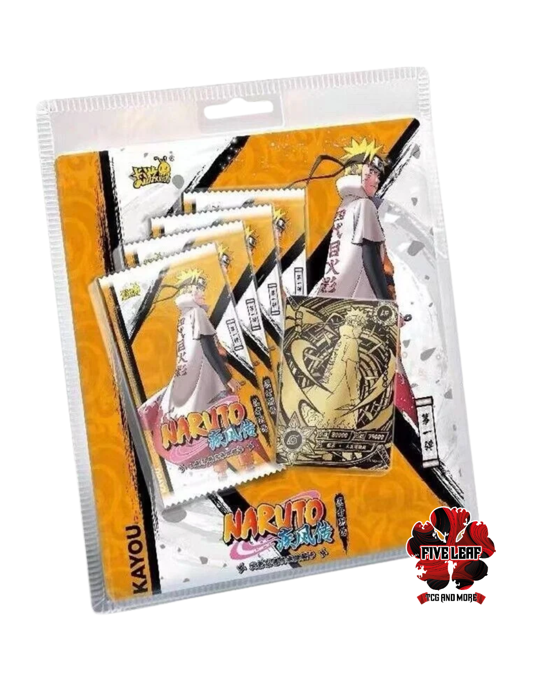 NARUTO - KAYOU CARD BLISTER PACK TIER 4 WAVE 4 T4W4 (1LR + 4 packs / 5 cards pack)
