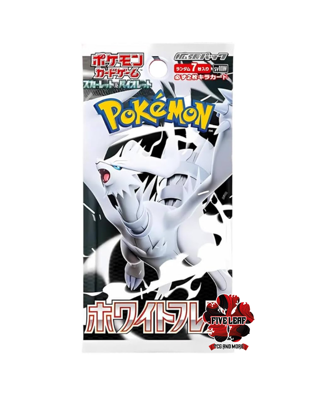 Pokemon White Flare Slim- Bustina Singola JAP
