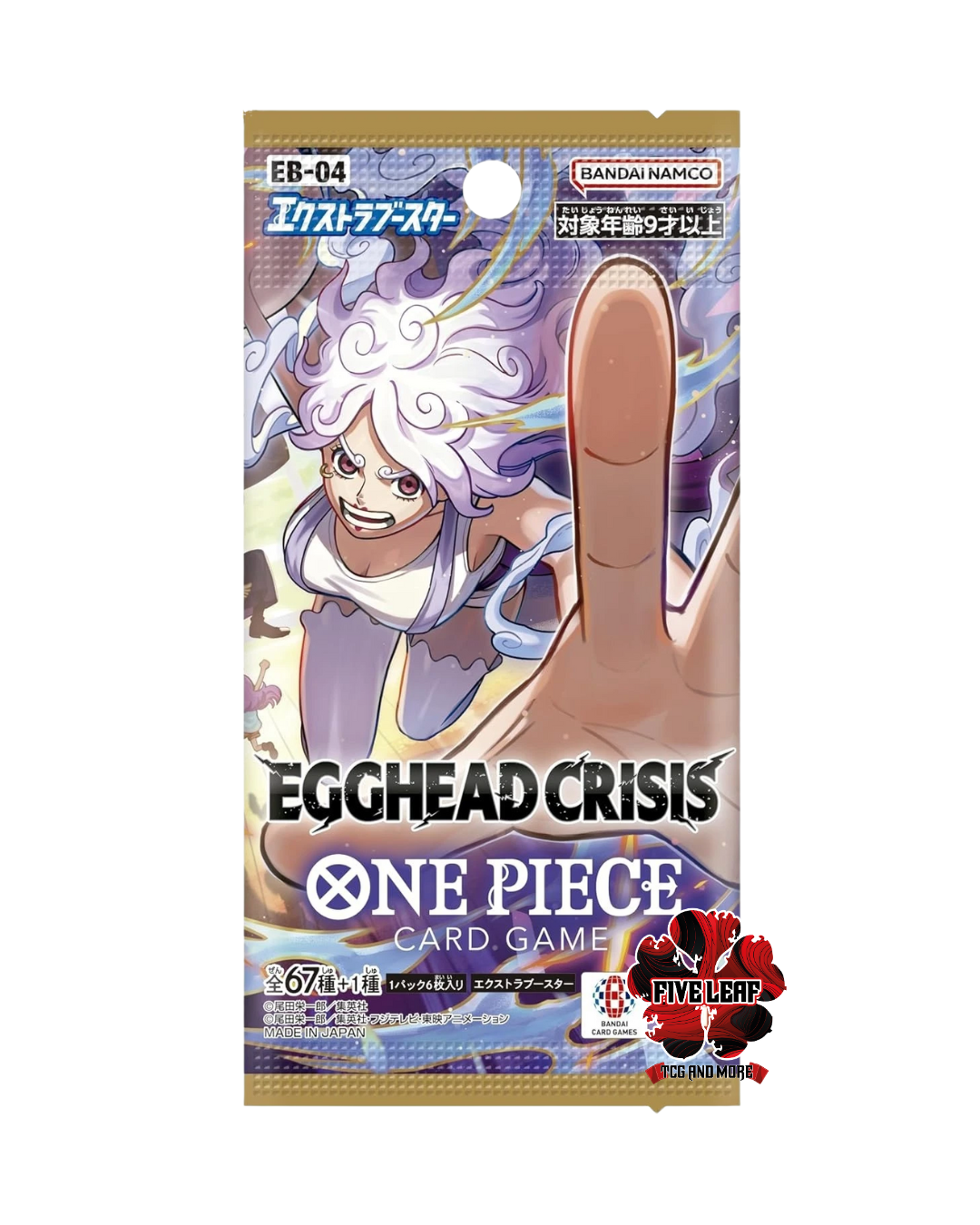 One Piece Card Game Extra Booster Egghead Crisis EB04 bustina