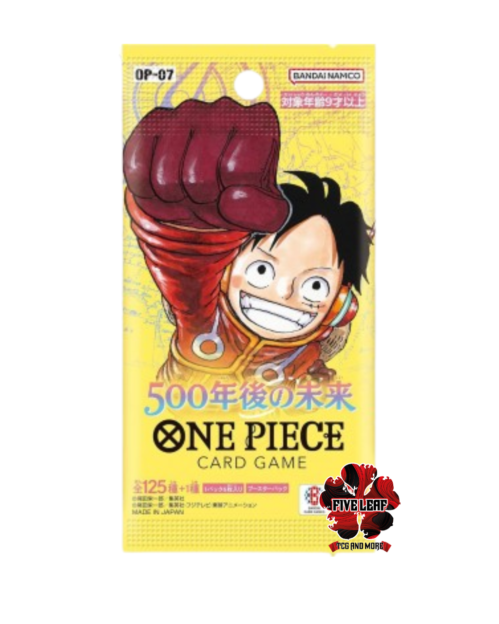One Piece Card Game 500 Years in the Future OP07 bustina JAP