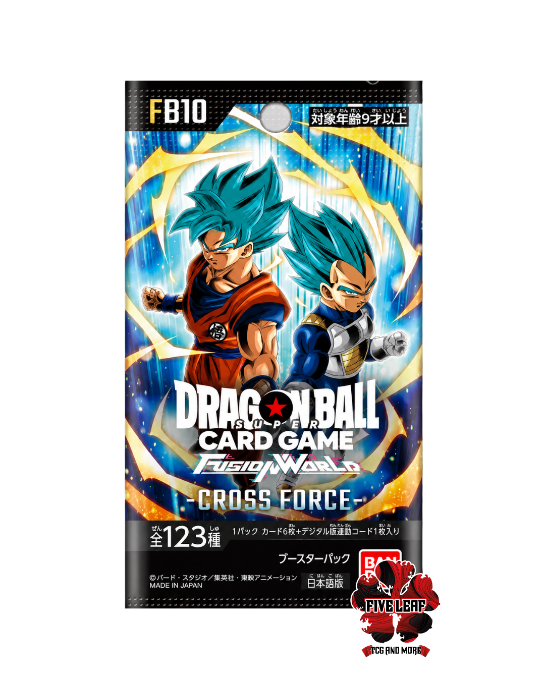 Dragon Ball Fusion World FB10  Cross Force bustina  JAP