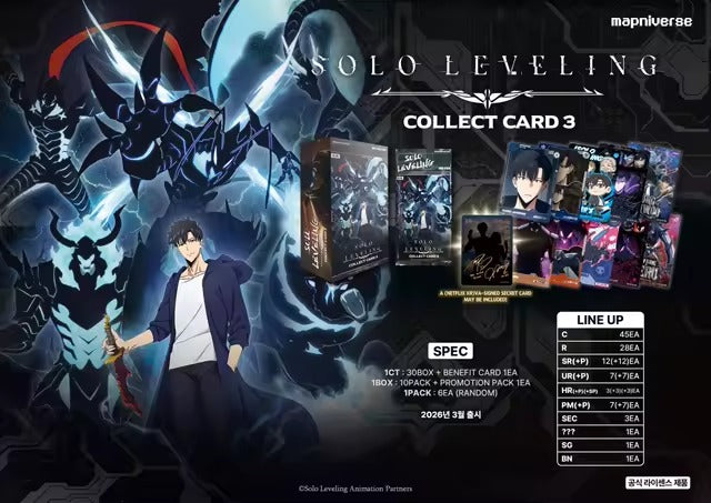 Solo Leveling vol 3 Mapniverse collect card 3