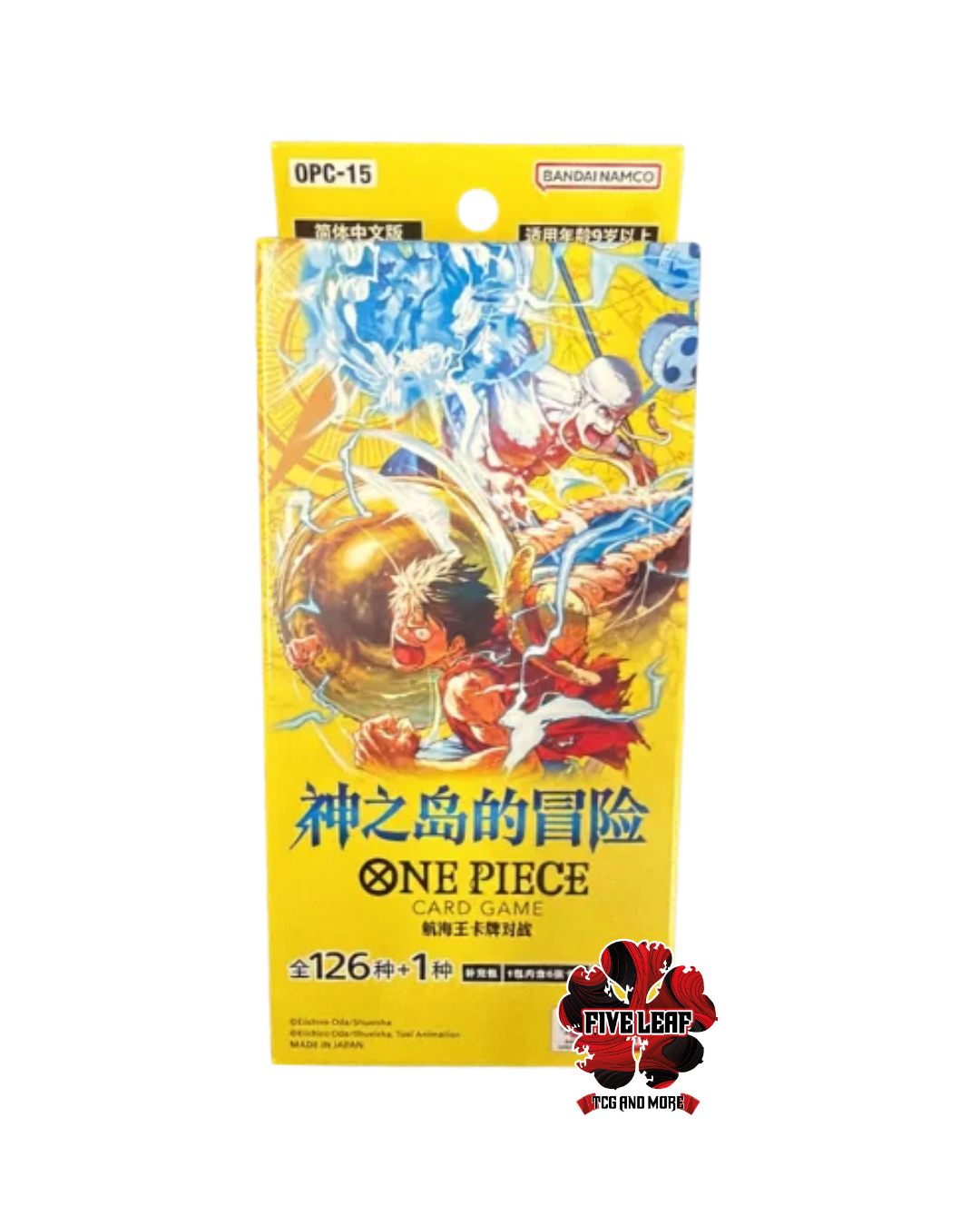 One Piece OPC-15  op15 The Adventure of the Island of god Booster Box Bundle 6 Bustine   Cinese semplificato