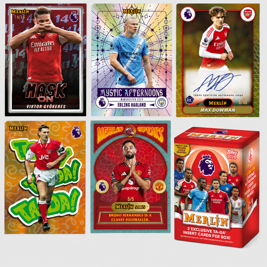 Topps Premier League 2026 Merlin Value Box