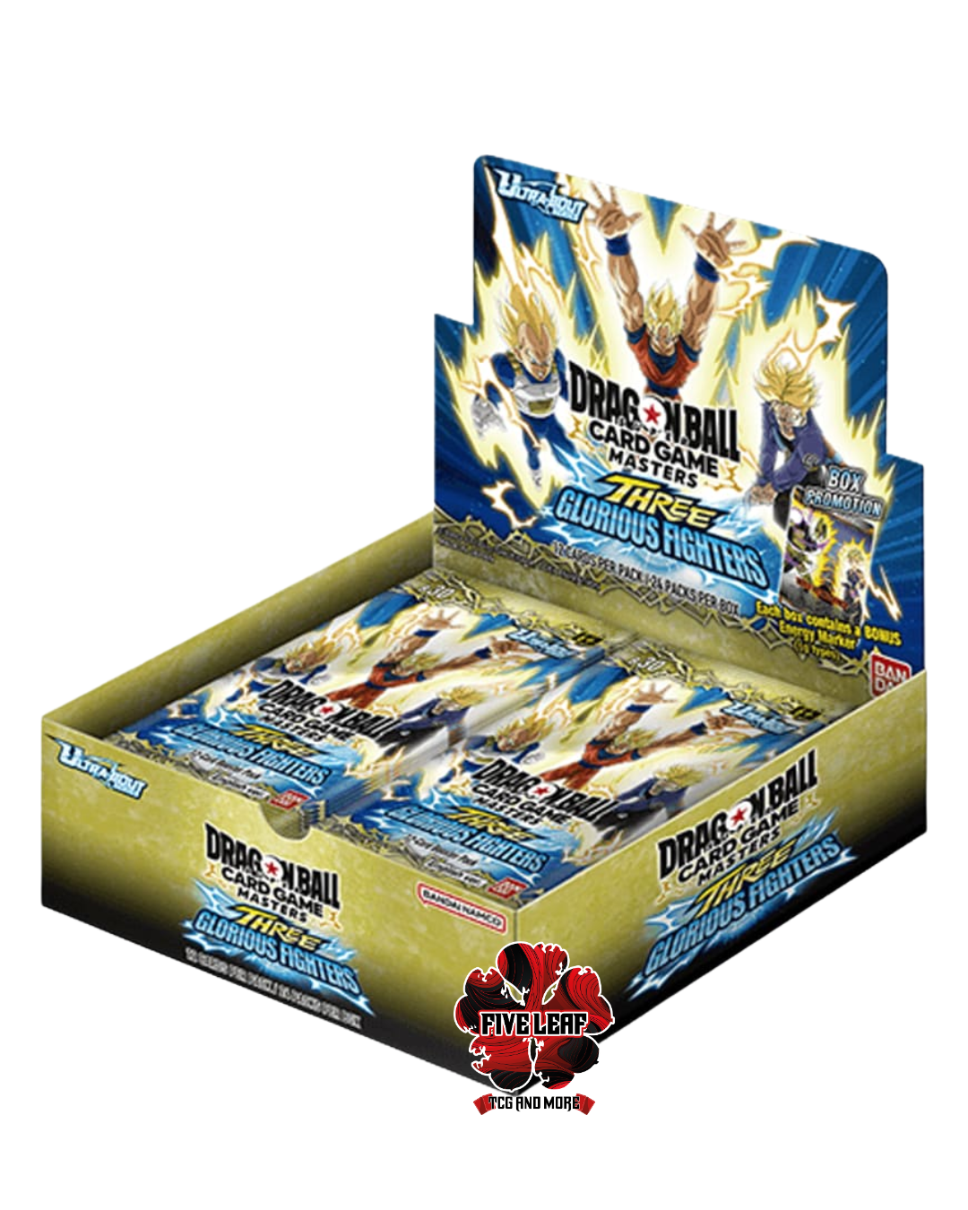 Dragon Ball Super ZENKAI B30 Three Glorius Fighters ULTRA BOUT DISPLAY ENG